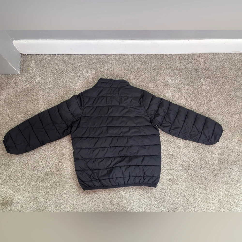 Old Navy XS boy’s 5 light puffer coat navy blue warm cozy